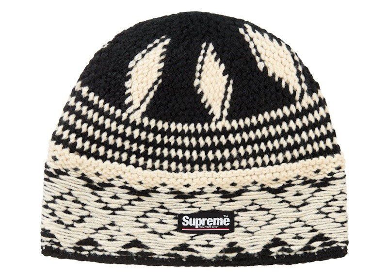 Supreme Diamond Beanie Black
