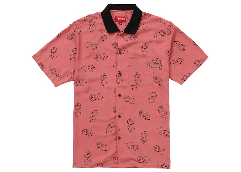 Supreme Dice Rayon S/S Shirt Pink