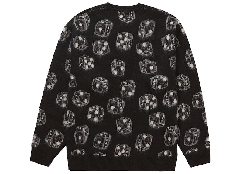 Supreme Dice Sweater Black