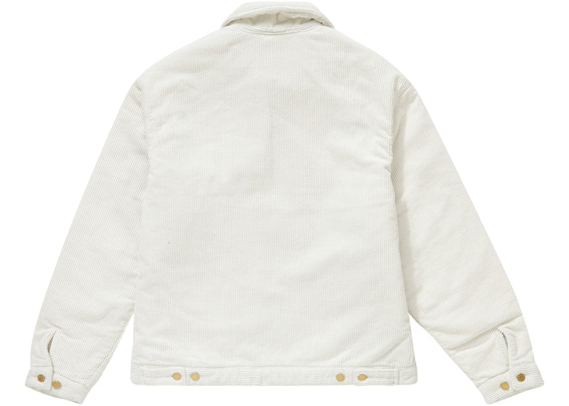 Supreme Dickies Corduroy Work Jacket White