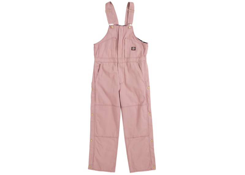 Supreme Dickies Flannel Lined Overall Pink