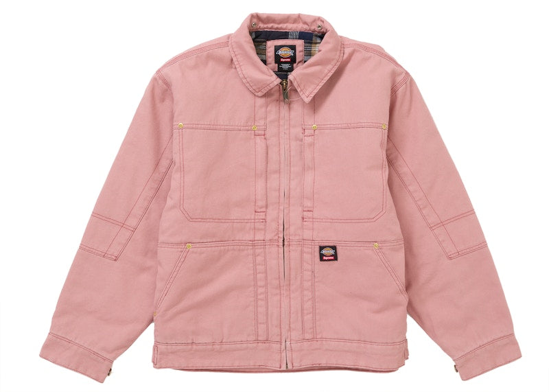 Supreme Dickies Hooded Work Jacket Pink