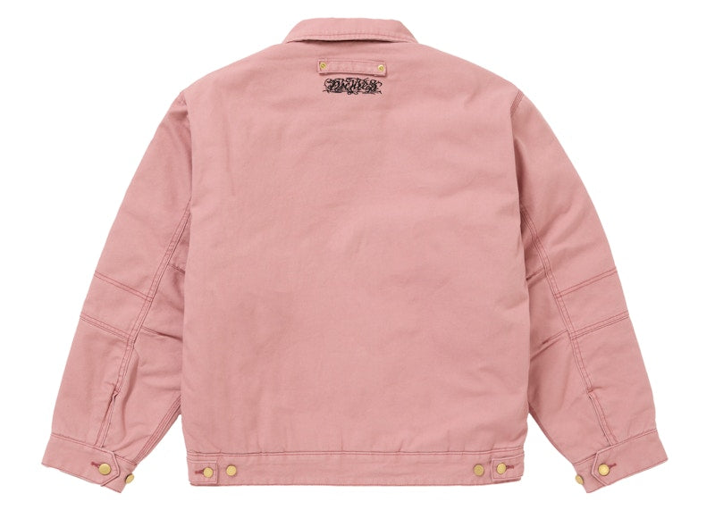 Supreme Dickies Hooded Work Jacket Pink