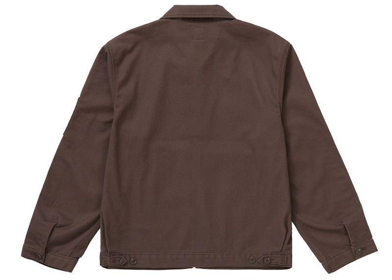 Supreme Dickies Stripe Eisenhower Jacket Brown