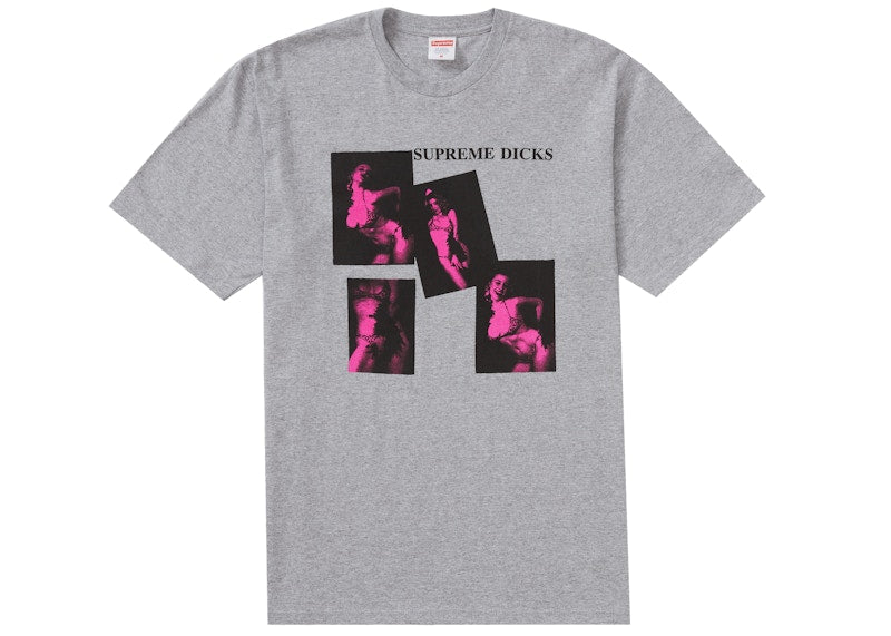 Supreme Supreme Dicks Tee Heather Grey