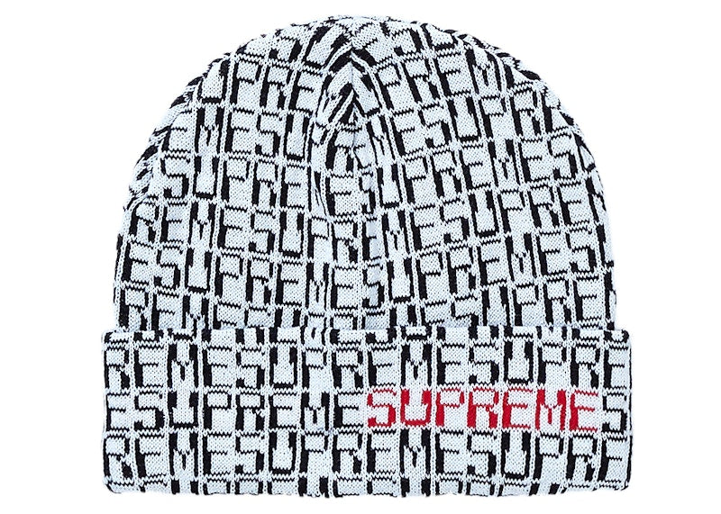Supreme Digital Beanie White