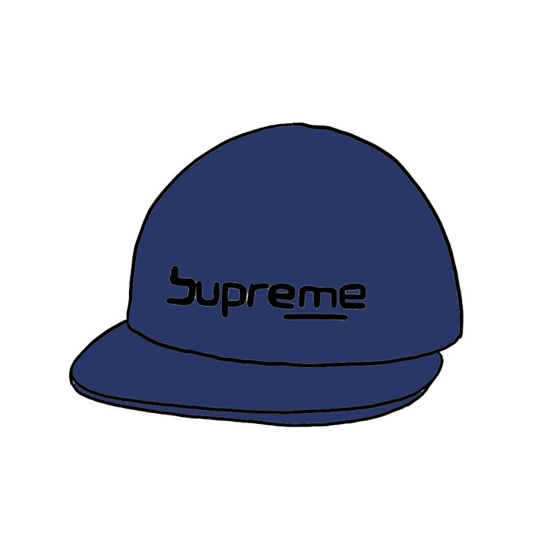 Supreme Digital Logo 6-Panel Royal