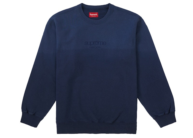 Supreme Dipped Crewneck Navy