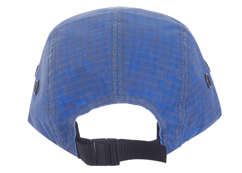 Supreme Distressed Ripstop Camp Cap Blue