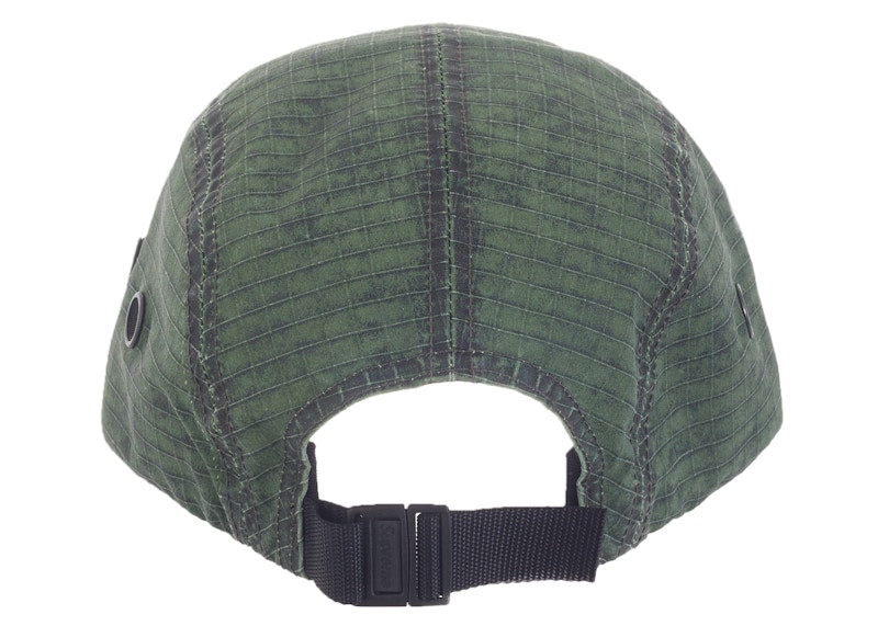 Supreme Distressed Ripstop Camp Cap Green