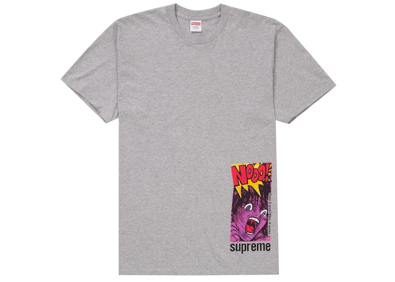 Supreme Does It Work Tee Heather Grey