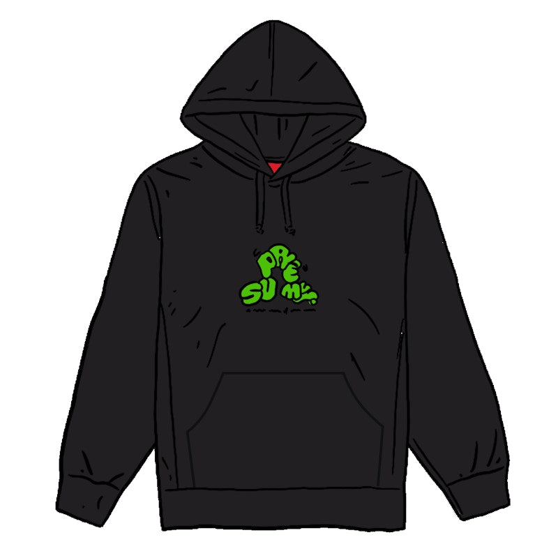 Supreme Don't Care Hooded Sweatshirt Black