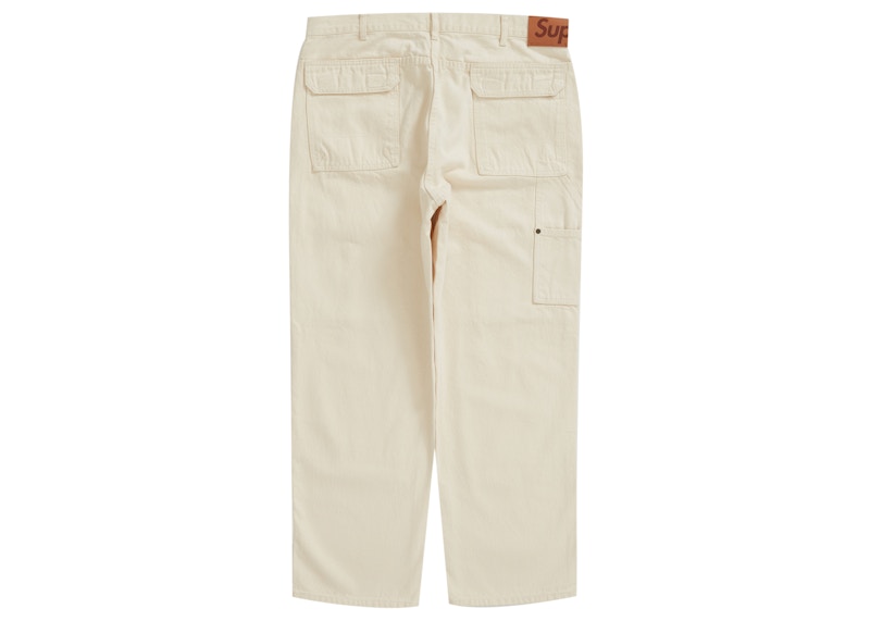 Supreme Double Knee Denim Utility Pant Natural