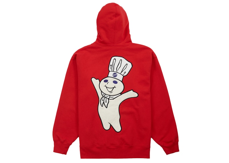Supreme Doughboy Zip Up Hooded Sweatshirt Red