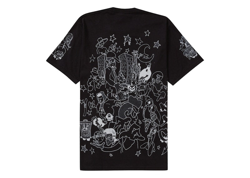 Supreme Downtown Tee Black