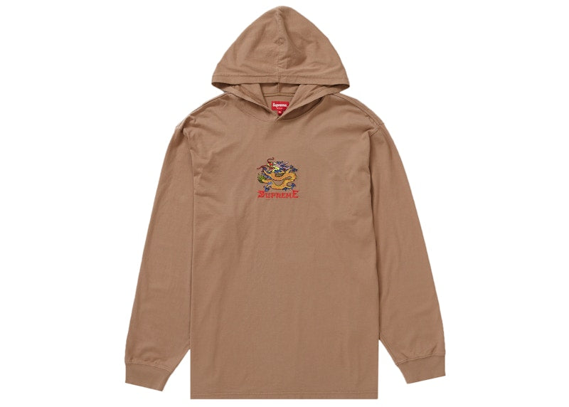 Supreme Dragon Hooded L/S Top Light Brown