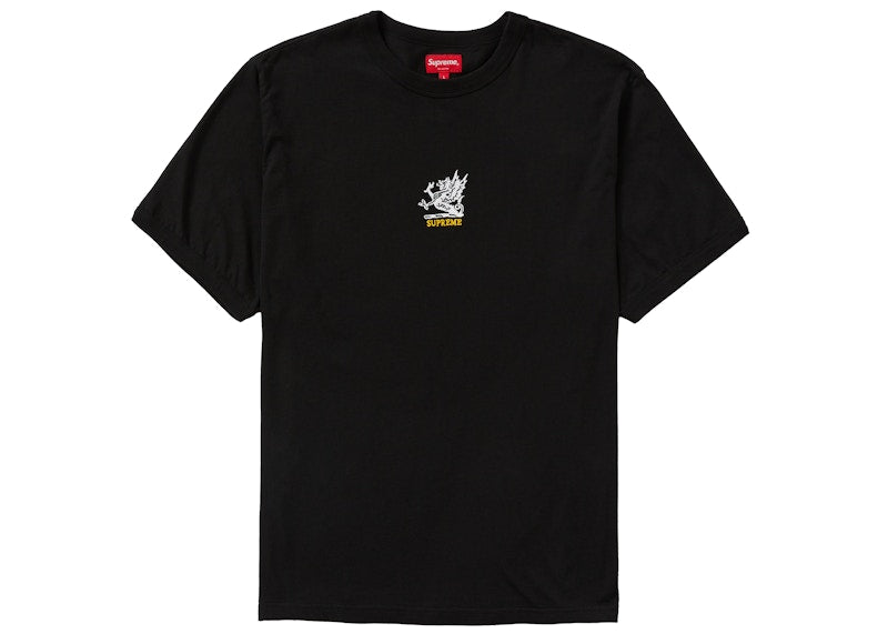 Supreme Dragon Ringer Tee Black