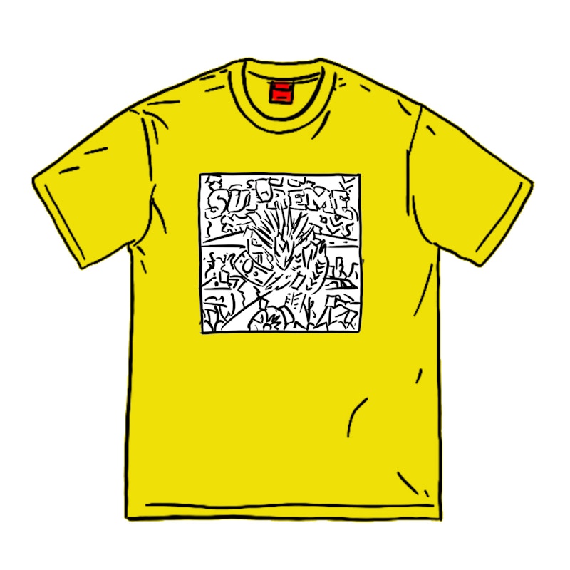 Supreme Dragon Tee Sulfur