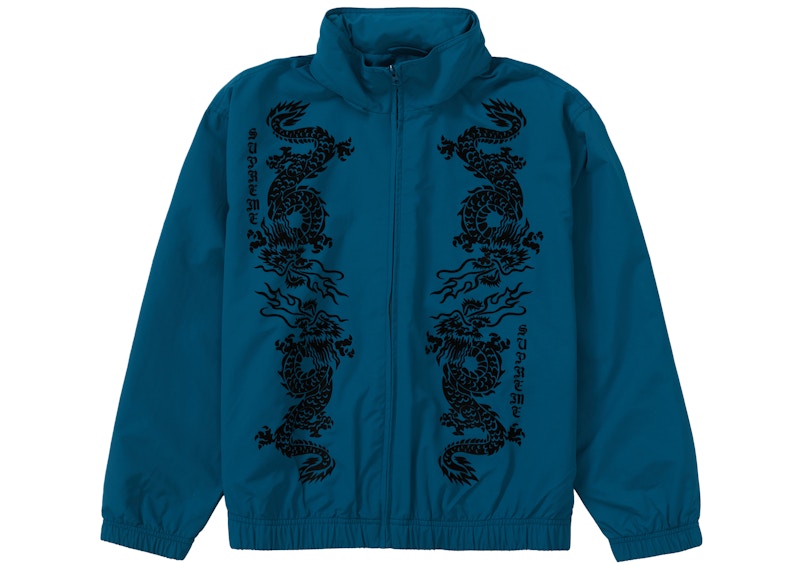 Supreme Dragon Track Jacket Teal