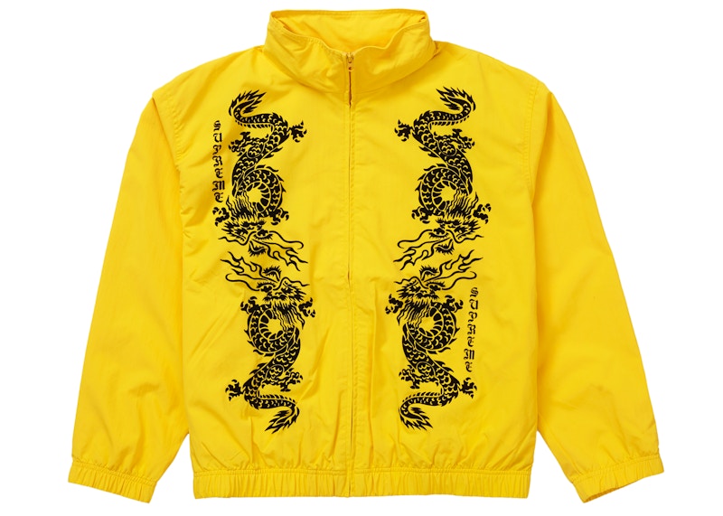 Supreme Dragon Track Jacket Yellow