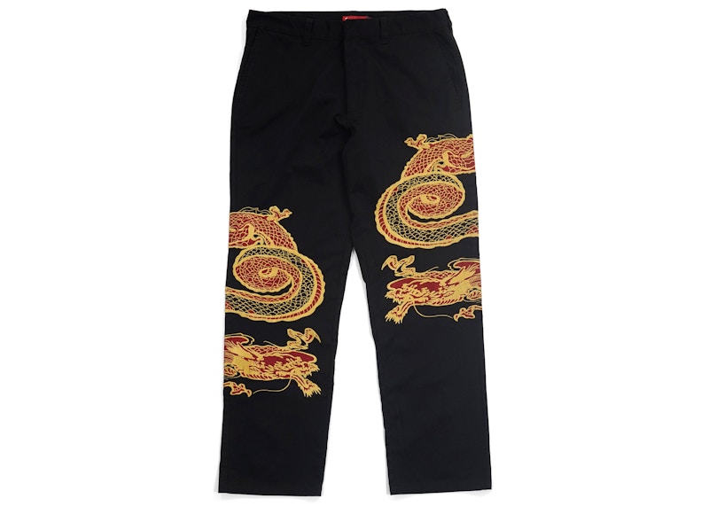 Supreme Dragon Work Pant Black