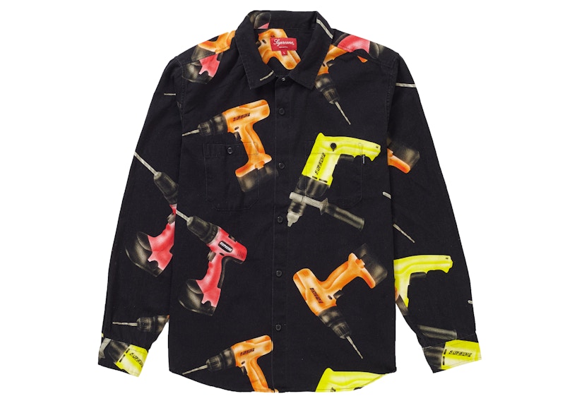 Supreme Drills Work Shirt Black