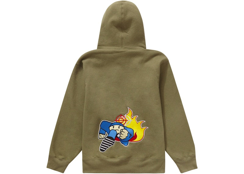 Supreme Dah Shinin' Sweatshirt Light Olive