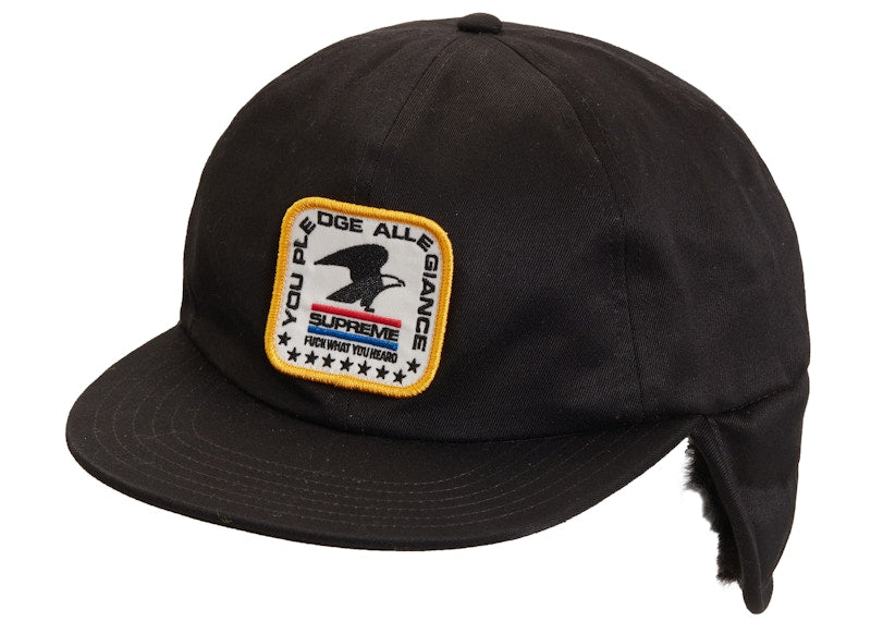 Supreme Earflap 6-Panel Black