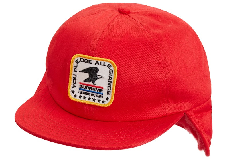 Supreme Earflap 6-Panel Red