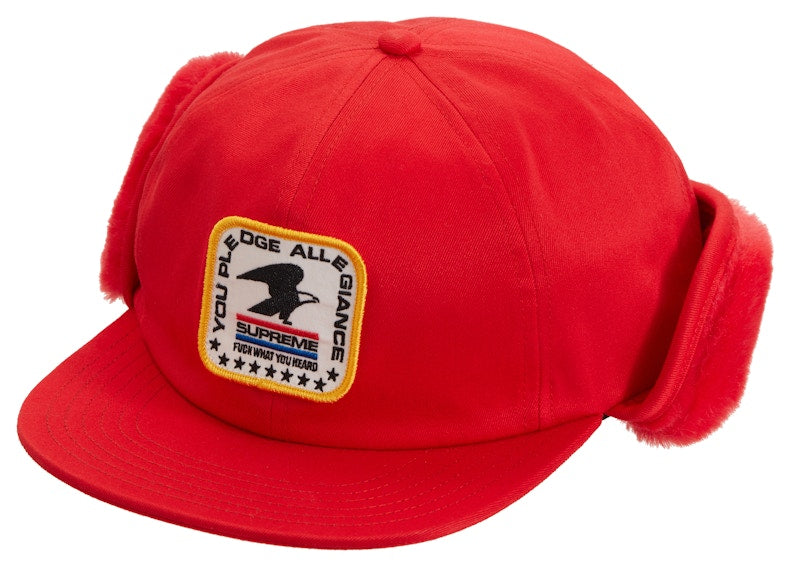 Supreme Earflap 6-Panel Red