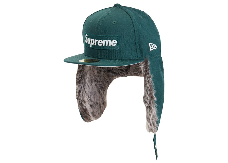 Supreme Earflap New Era Dark Green