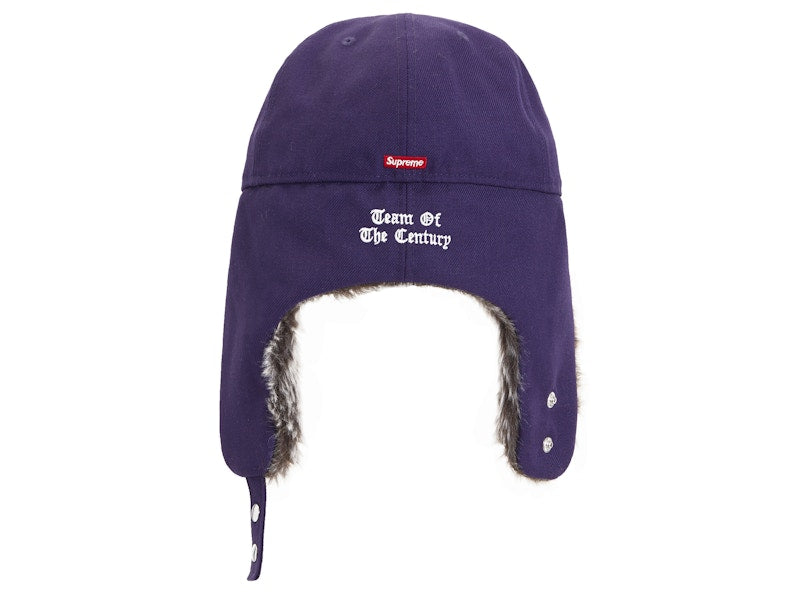 Supreme Earflap New Era Purple