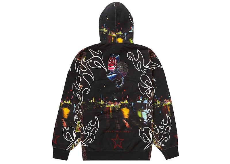 Supreme East Broadway Hooded Sweatshirt Night