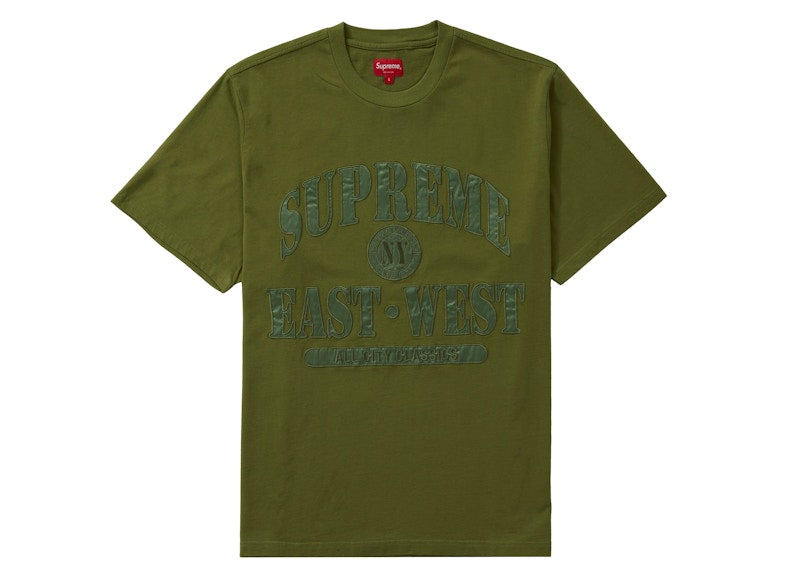 Supreme East West S/S Top Olive
