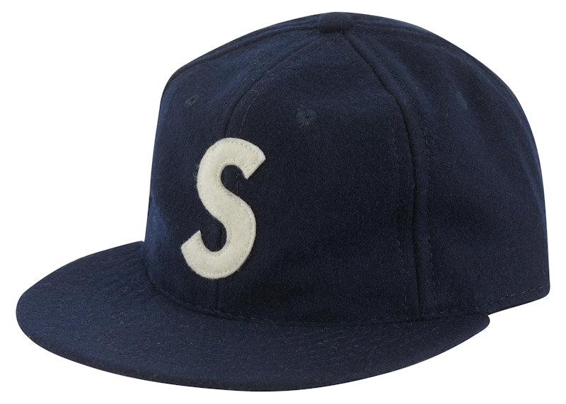 Supreme Ebbets S Logo Fitted 6-Panel Navy