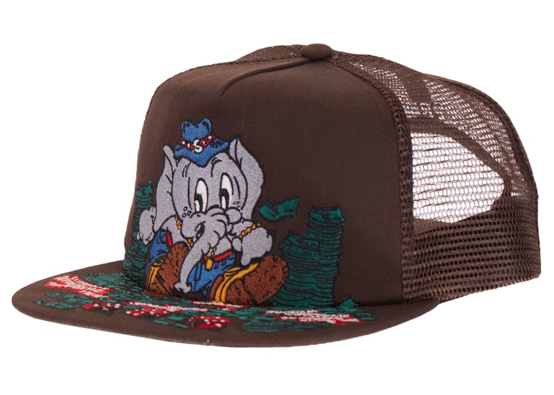 Supreme Elephant Mesh Back 5-Panel Brown