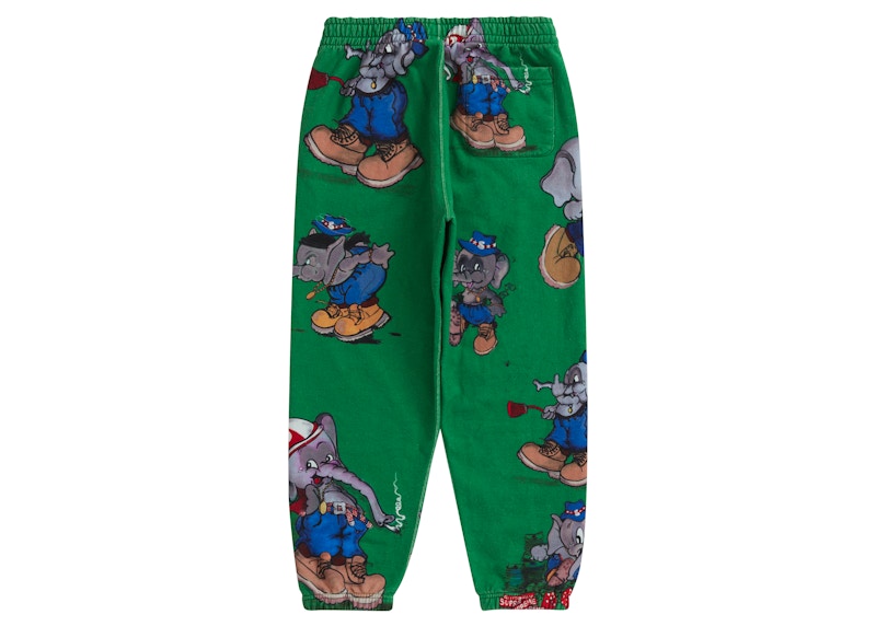 Supreme Elephant Sweatpant Green