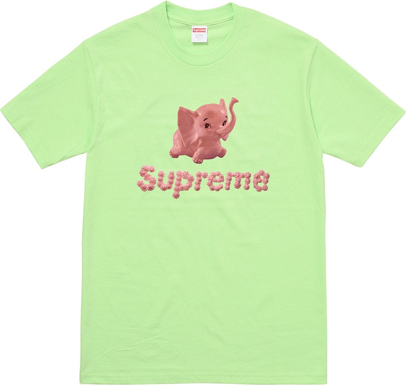 Supreme Elephant Tee Light Green