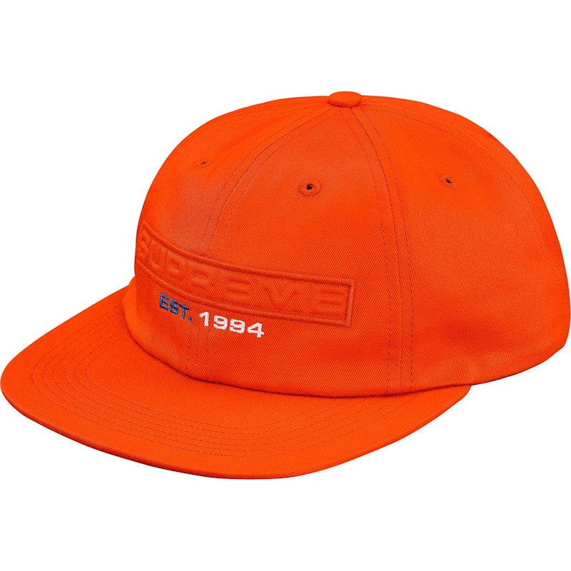 Supreme Embossed Logo 6-Panel Orange