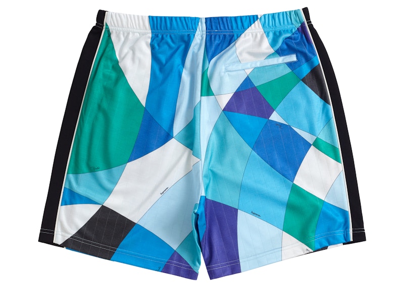 Supreme Emilio Pucci Soccer Short Blue