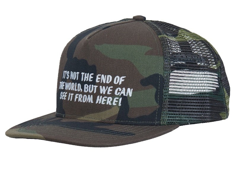 Supreme End of the World Mesh Back 5-Panel Woodland Camo