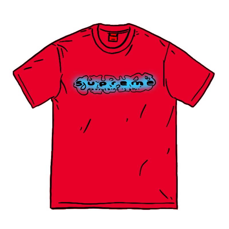 Supreme Everything Is Shit Tee Red