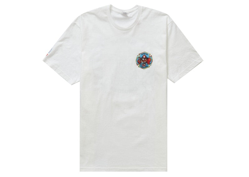 Supreme FDNY Engine 9 Tee White