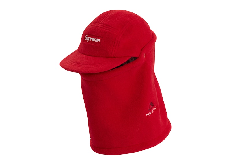 Supreme Facemask Polartec Camp Cap Red
