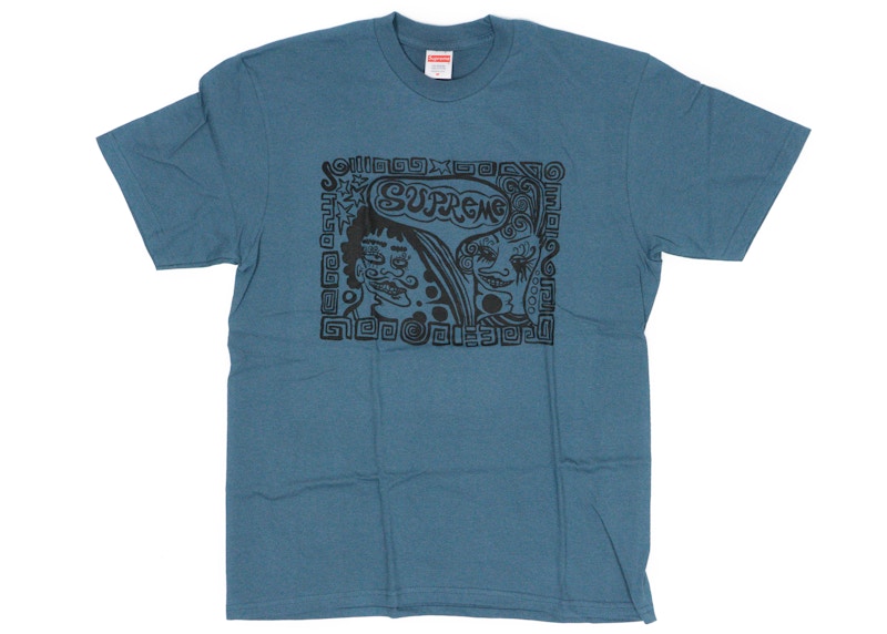 Supreme Faces Tee Slate