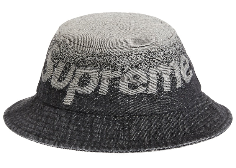 Supreme Fade Jacquard Denim Crusher Black