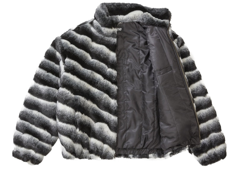 Supreme Faux Fur Jacket Black