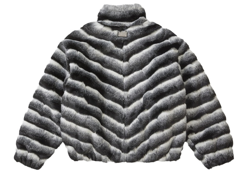 Supreme Faux Fur Jacket Black