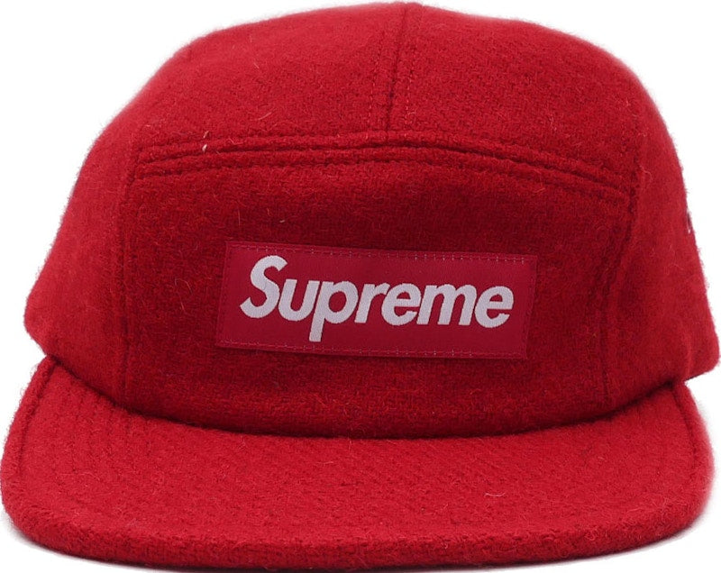 Supreme Featherweight Wool Camp Cap Red