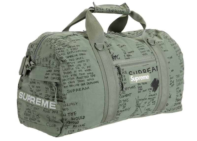 Supreme Field Duffle Bag Olive Gonz